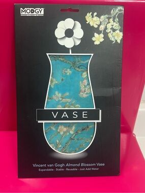 Modgy Vincent van Gogh Almond Blossom Expandable Blue Vase